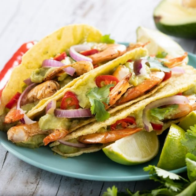 Fish or Shrimp Taco.