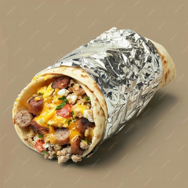 Chorizo, Potato and Egg.