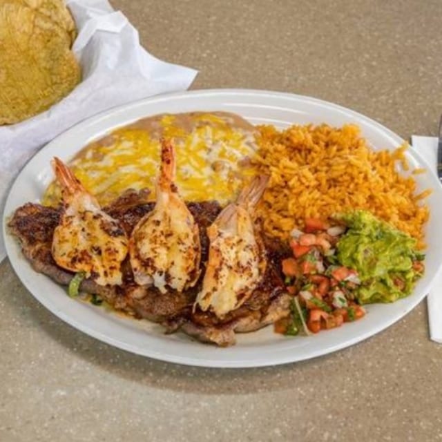 Steak & Shrimp.